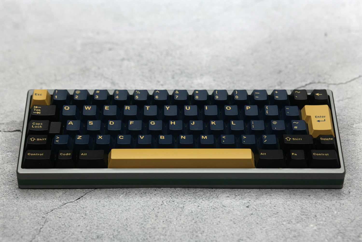 173 key ABS Double Shot Blue Samurai Keycaps - Diykeycap