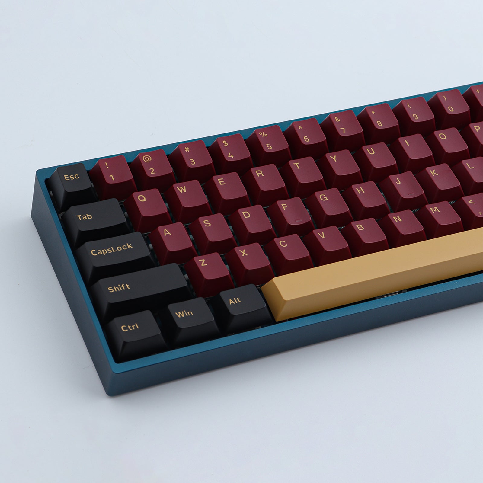 Double shot PBT Red Samurai Keycap 168 Keys Cherry Profile DYE-SUB ...