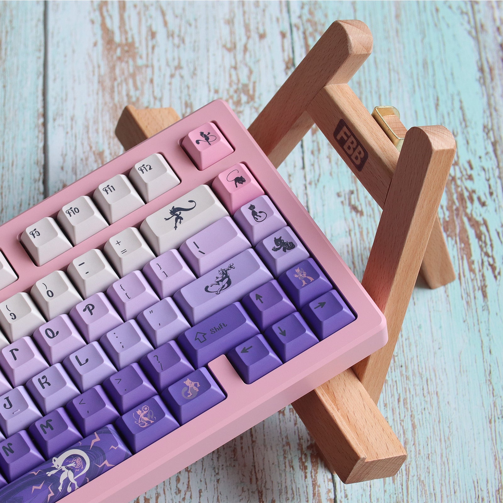 Mewtwo Keycaps - Diykeycap