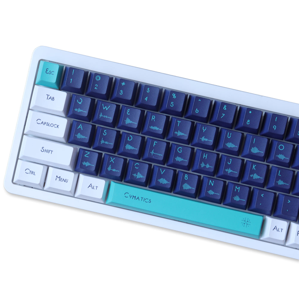 GMK Sound Flow PBT Keycap 129 Keys Cherry Profile DYE-SUB Personalized ...