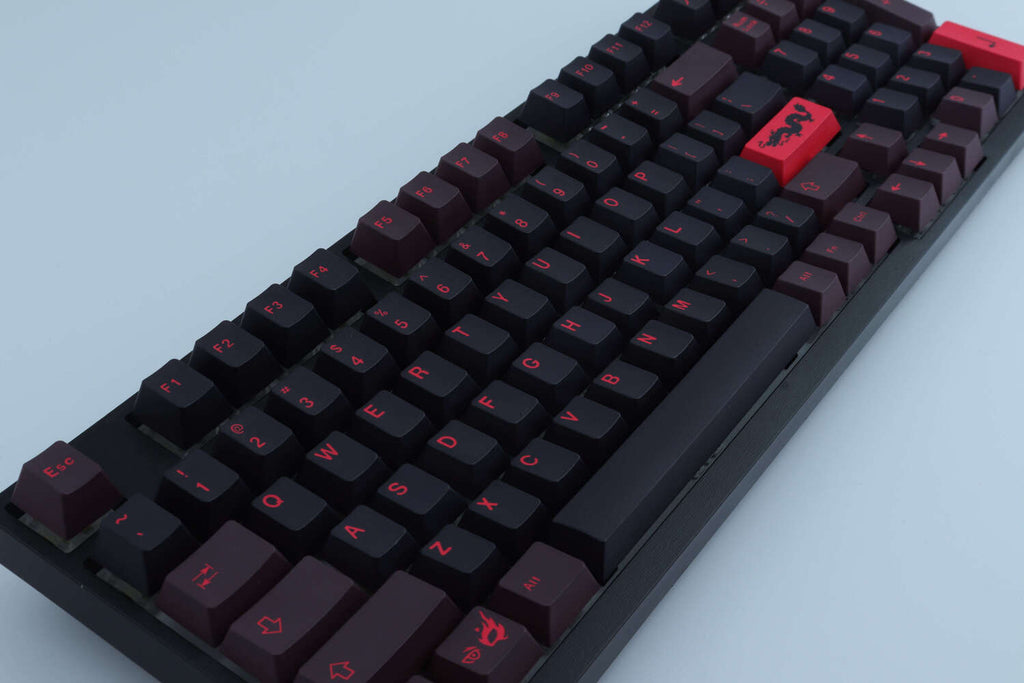 Red Dragon keycaps - Diykeycap