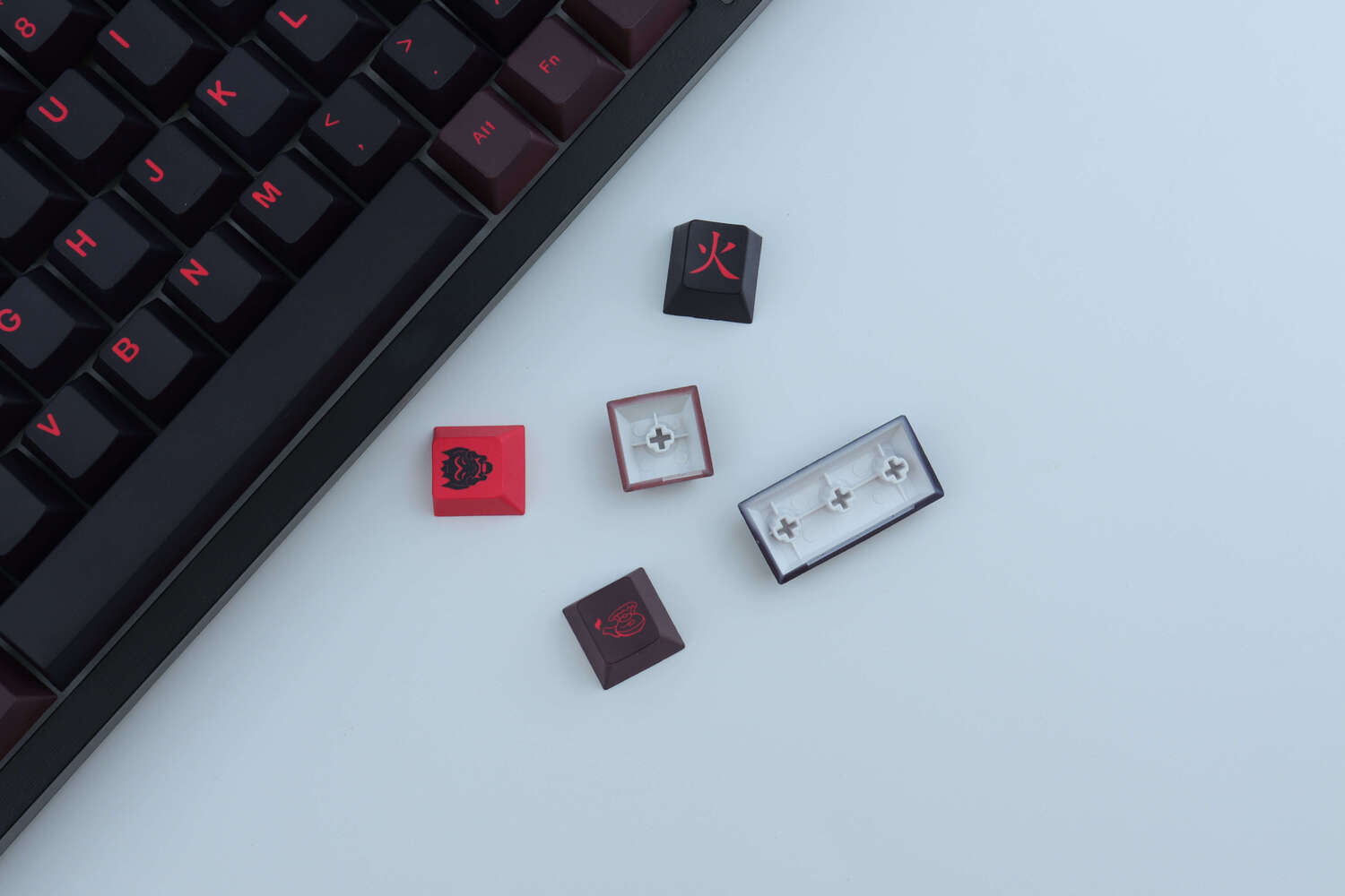 Red Dragon keycaps - Diykeycap