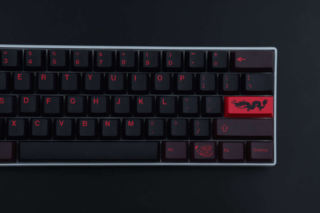 Red Dragon keycaps - Diykeycap