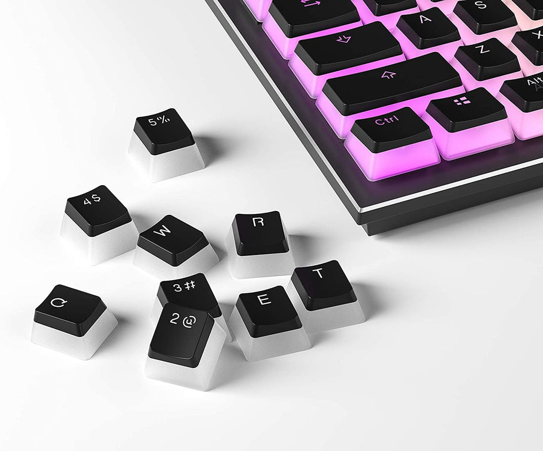 Side Keycaps Pudding 108 Double Shot PBT Black Pudding Keycaps hyperx pudding keycaps|Oem ...