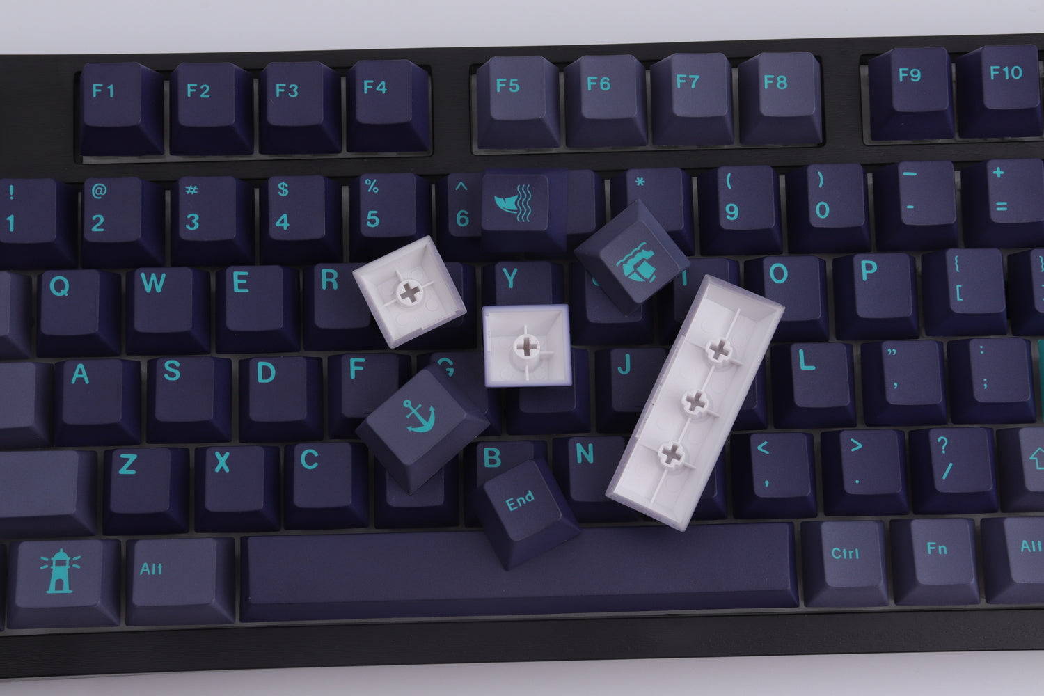 129 Keys PBT Dye-SUB Hammerhead Keycaps - Diykeycap