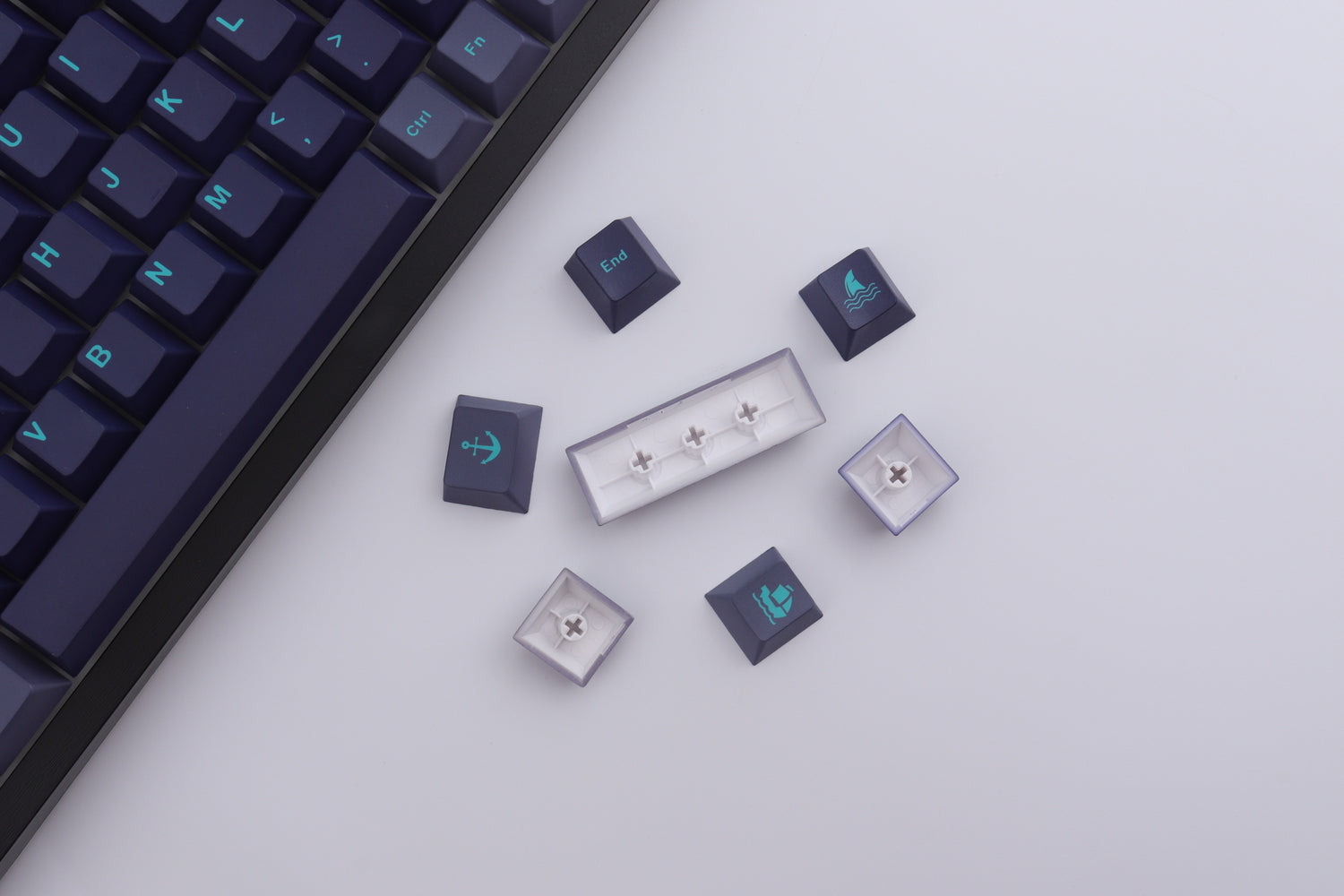 129 Keys PBT Dye-SUB Hammerhead Keycaps - Diykeycap