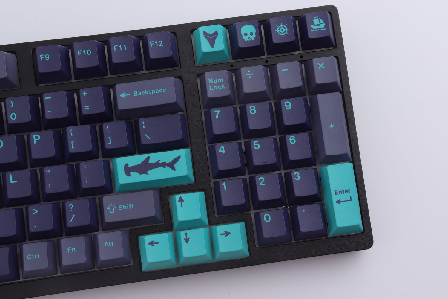 129 Keys PBT Dye-SUB Hammerhead Keycaps - Diykeycap