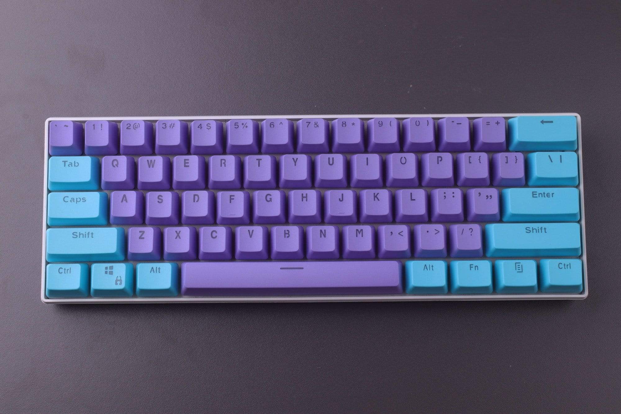 Purple&Blue with keycaps - Diykeycap