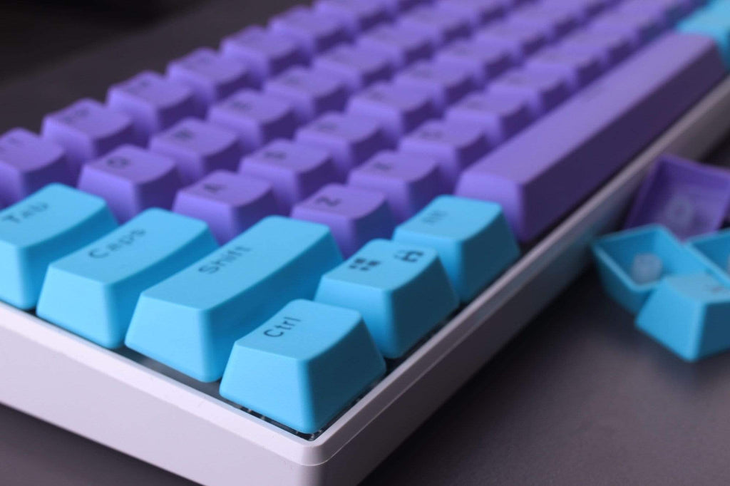 Purple&Blue with keycaps - Diykeycap