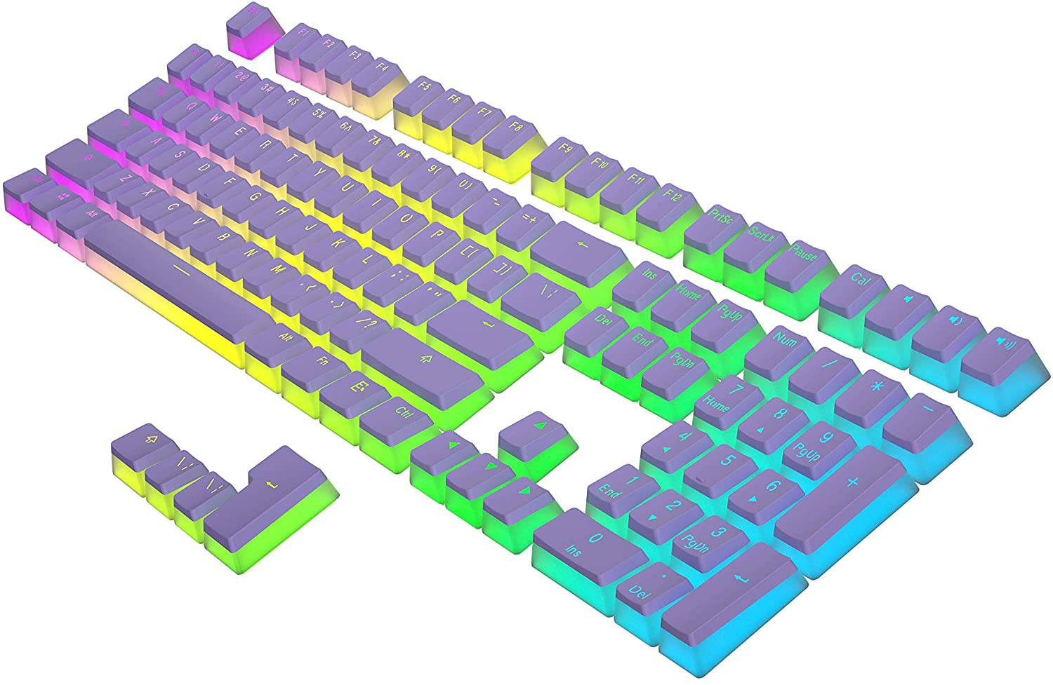 Lavender Pudding Keycaps - Diykeycap