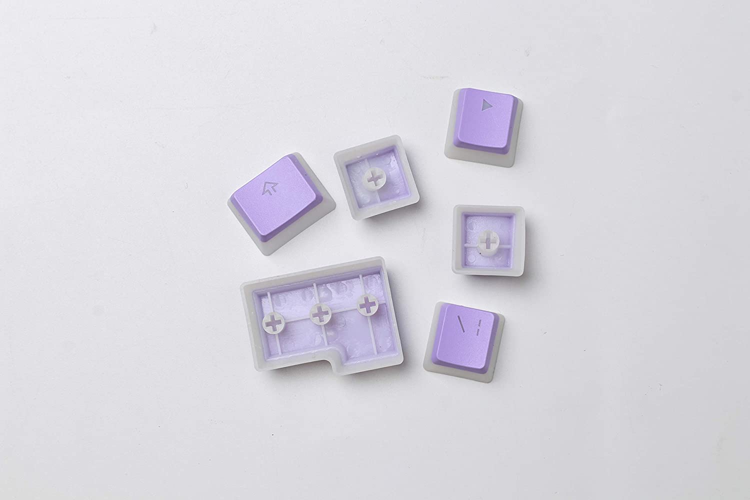 Lavender Pudding Keycaps - Green Chow Shop