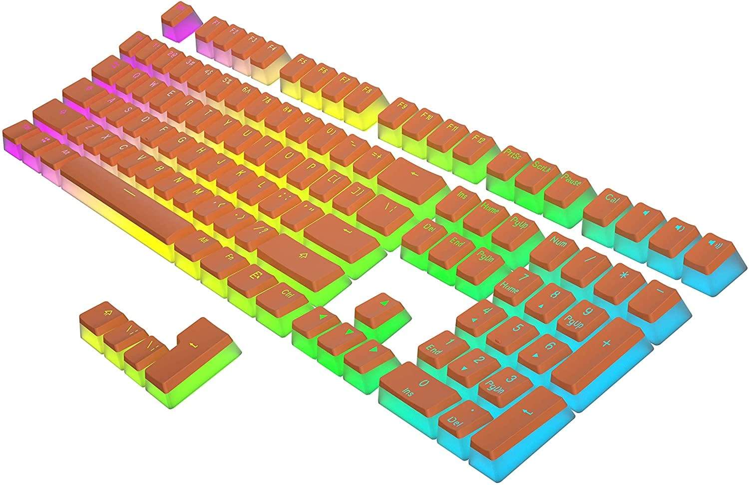 Orange Pudding Keycaps Set - Diykeycap