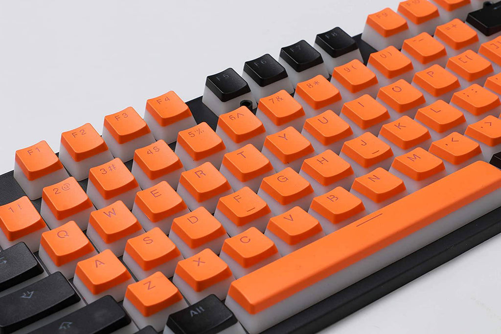 Orange&Black Pudding Keycaps - Diykeycap