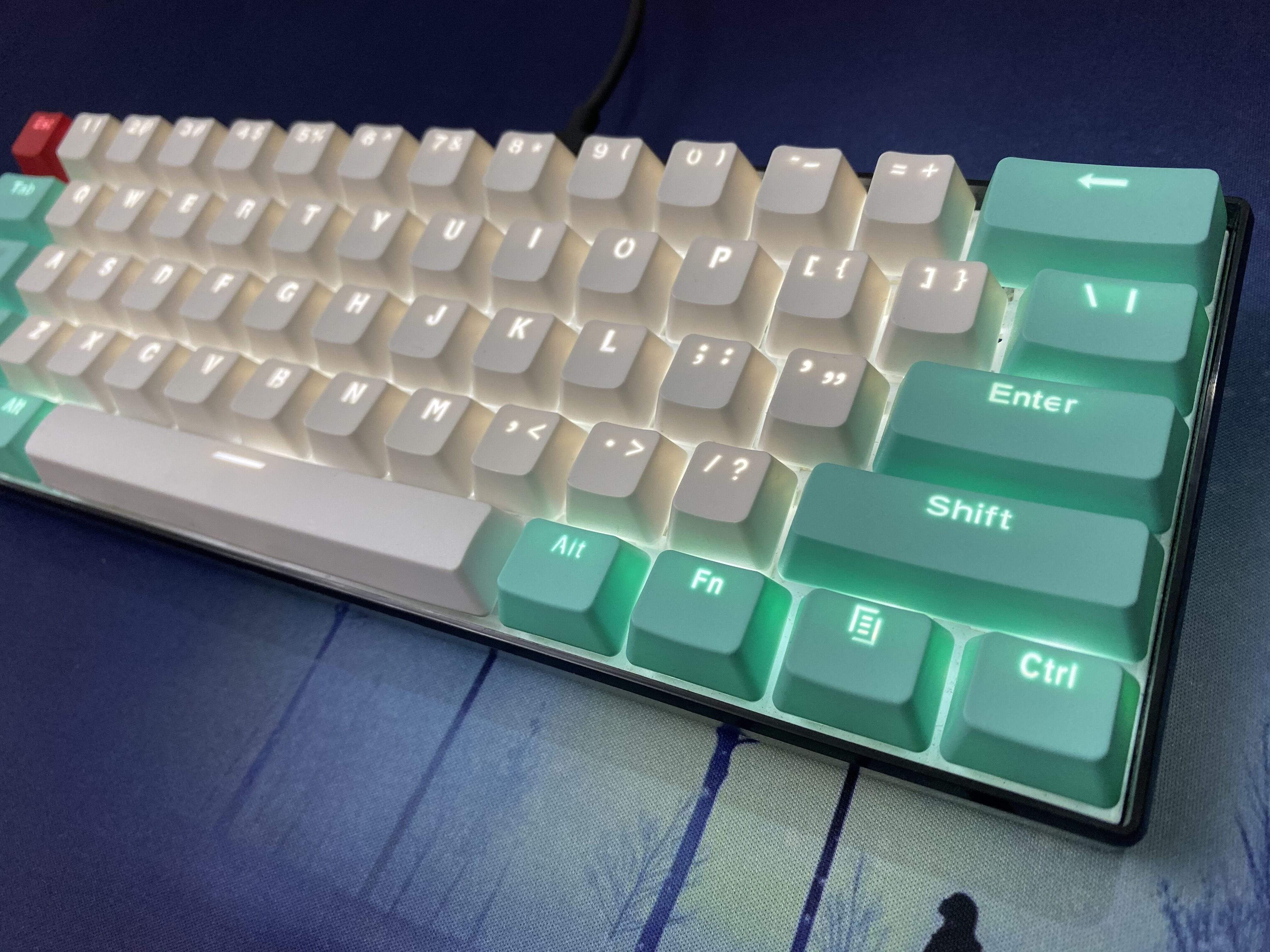 Mixed two-color backlight Keycap - Diykeycap