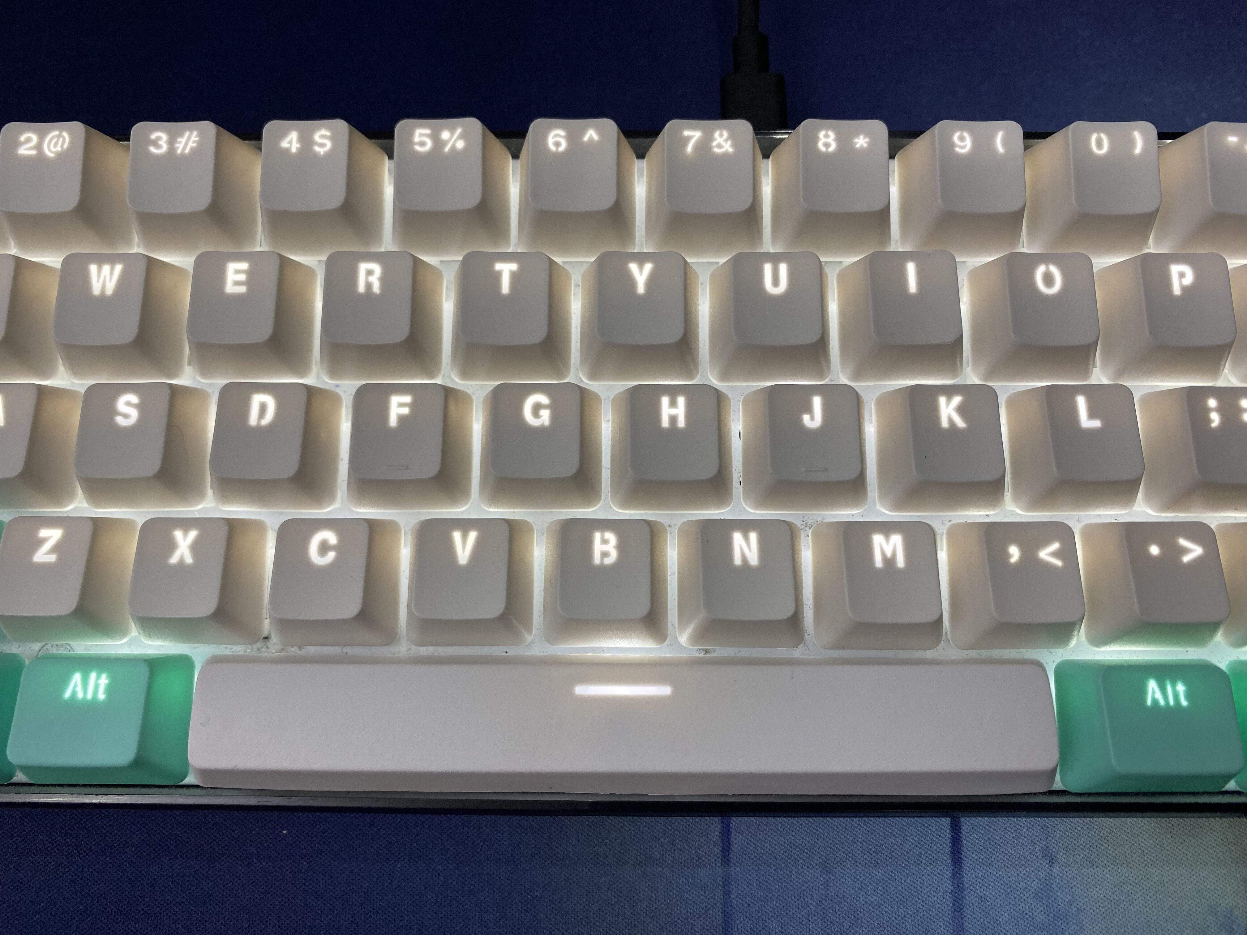 Mixed two-color backlight Keycap - Diykeycap