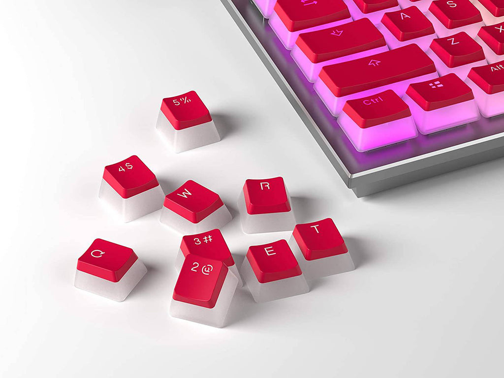 Colored Pudding Keycaps Red Pudding keycaps | Diykeycap