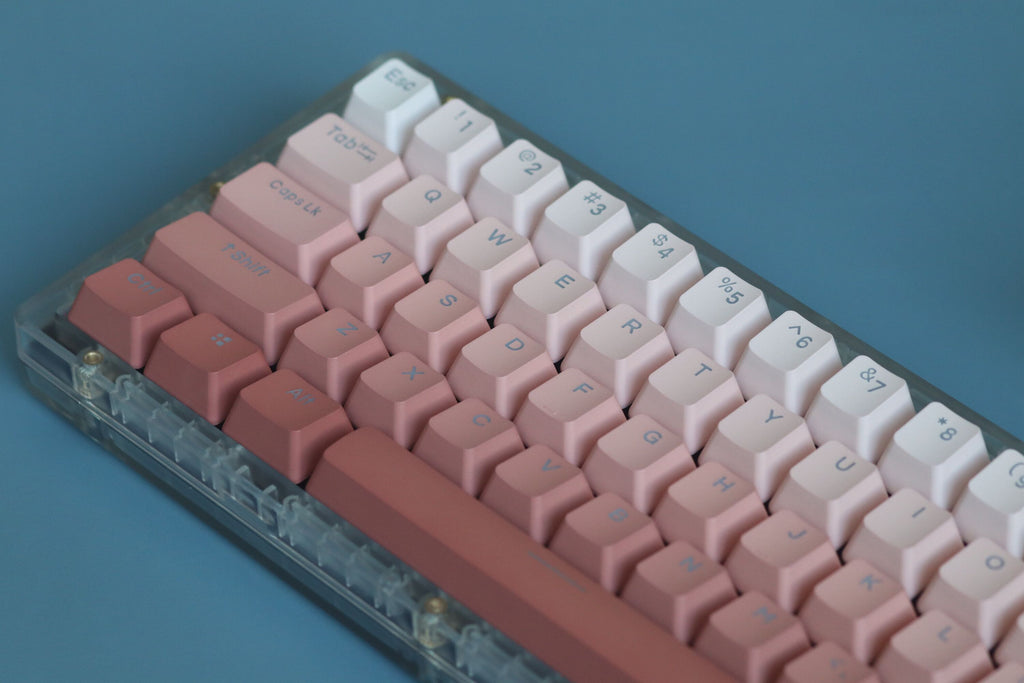Pink Gradient Backlight Keycaps - Diykeycap