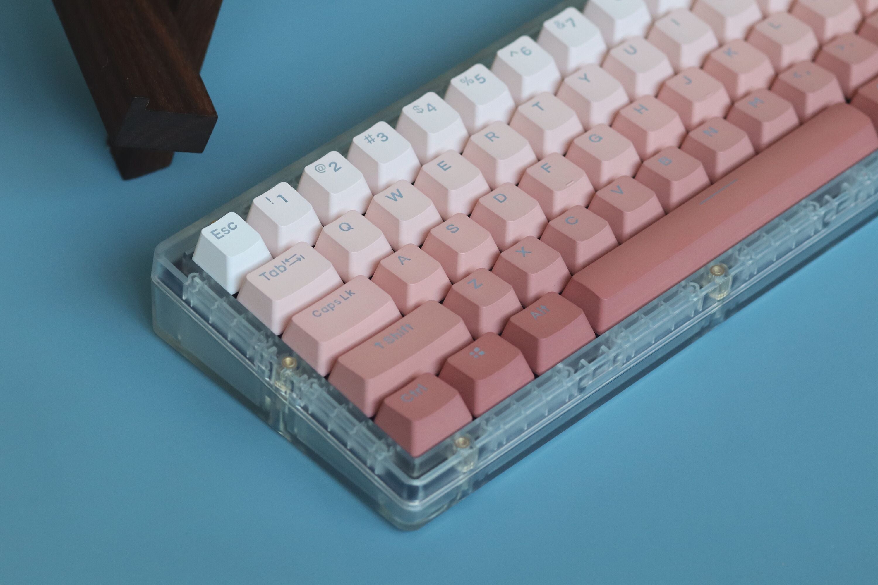 Pink Gradient Backlight Keycaps - Diykeycap