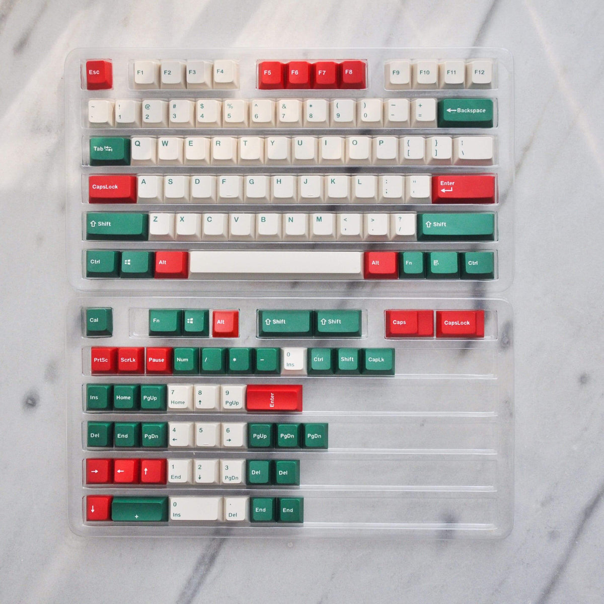 Mechanical keyboard keycap Nautilus graphite green Christmas - Diykeycap