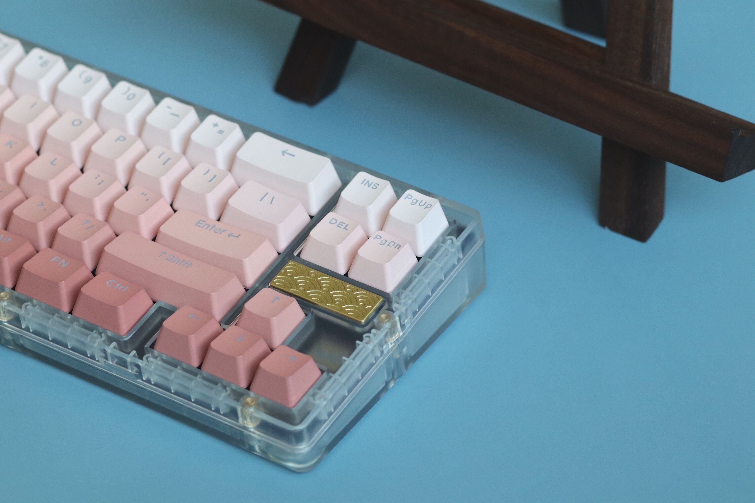 Pink Gradient Backlight Keycaps - Diykeycap