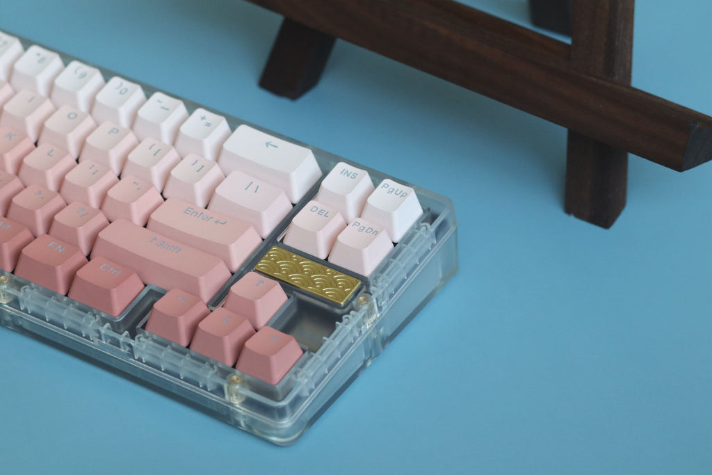 Pink Gradient Backlight Keycaps | Diykeycap