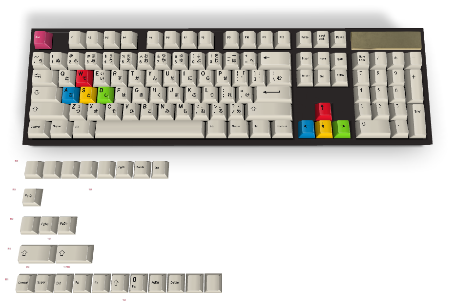Touche personnalisée n°350 - Diykeycap