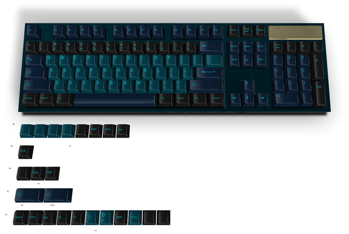 Touche personnalisée n° 375 - Diykeycap
