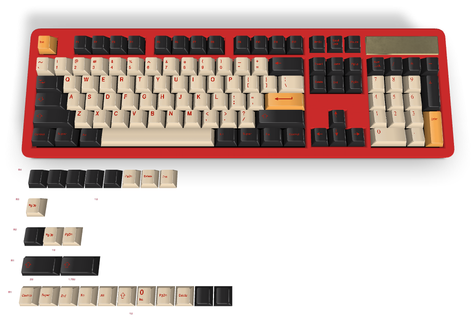 Touche personnalisée #581 - Diykeycap