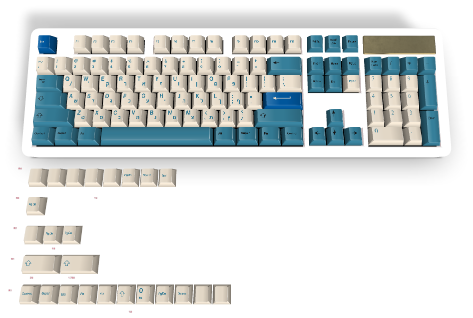 Custom keyboard #148 - Diykeycap
