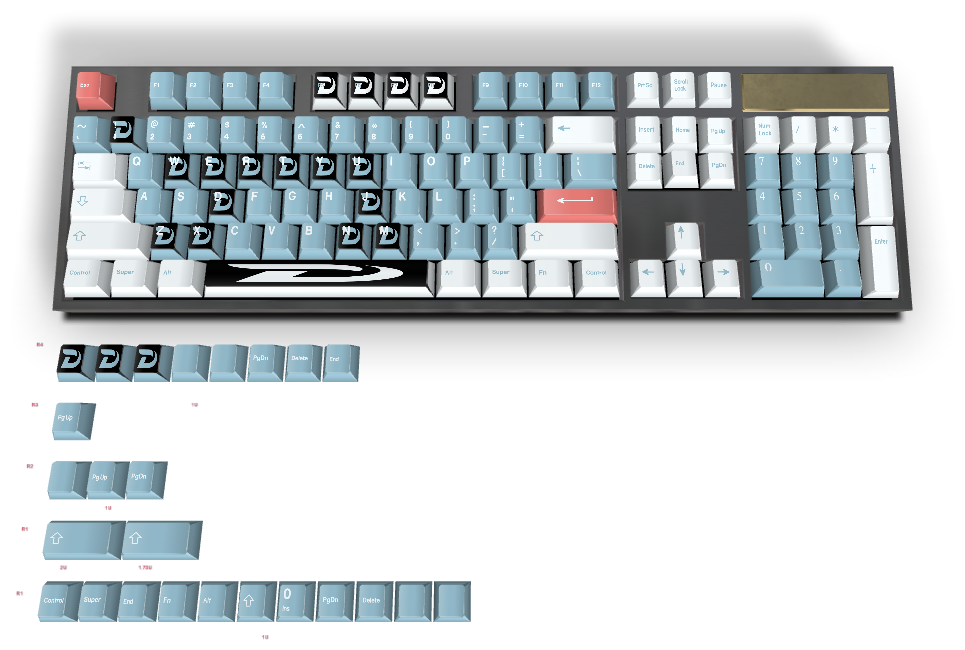 Custom keyboard #232 - Diykeycap