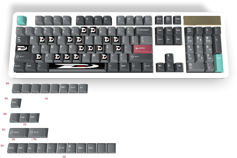 Custom keyboard #7 - Diykeycap