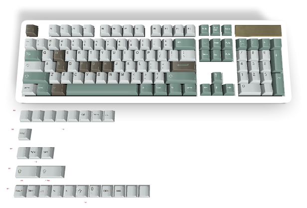 Custom keyboard #174 - Diykeycap