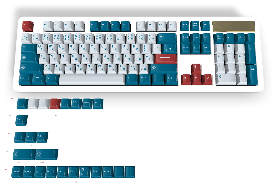 Custom keyboard #228 - Diykeycap