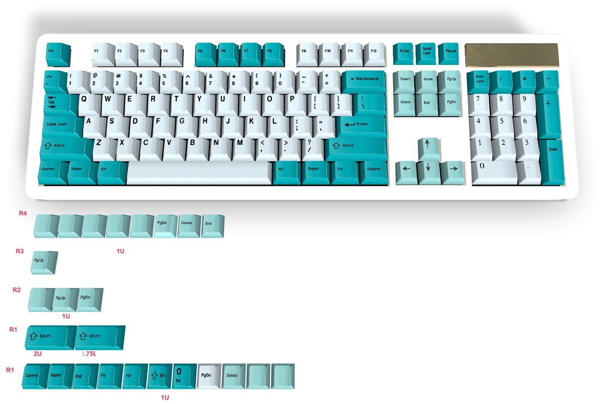 カスタムキーボード 楽天市場】【送料無料】ATTACK SHARK K75ゲーミングキーボード 白軸