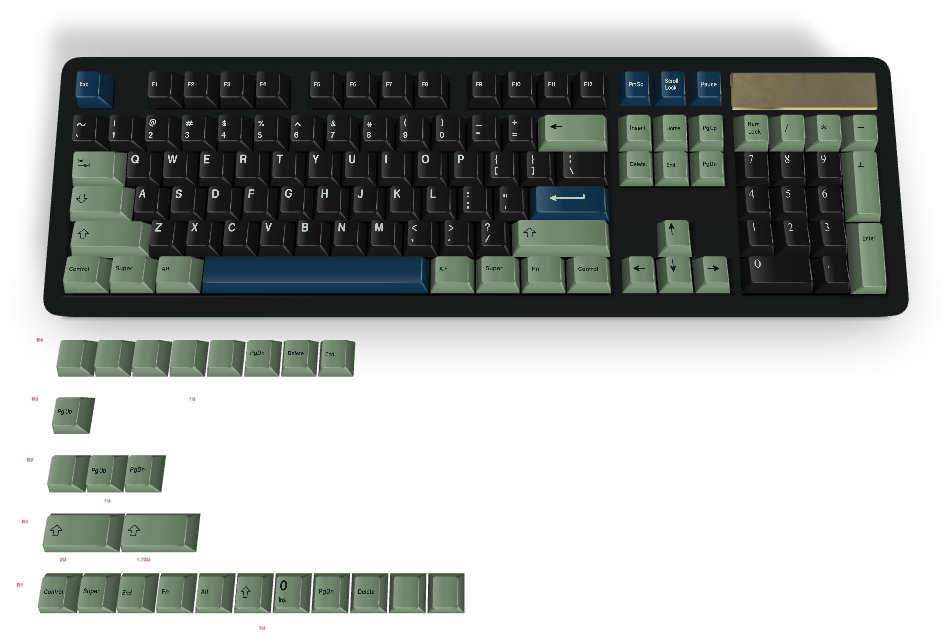 Touche personnalisée n° 461 - Diykeycap