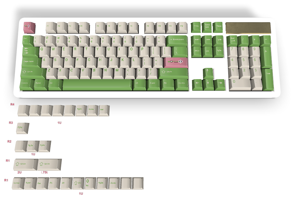 Custom keyboard #66 - Diykeycap