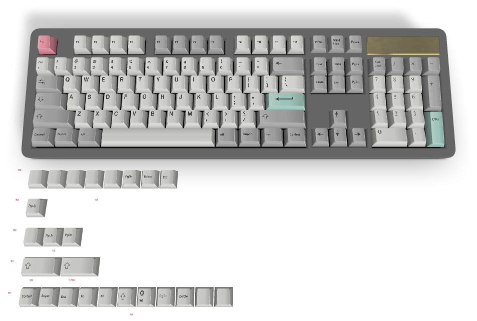 Custom keyboard #147 - Diykeycap