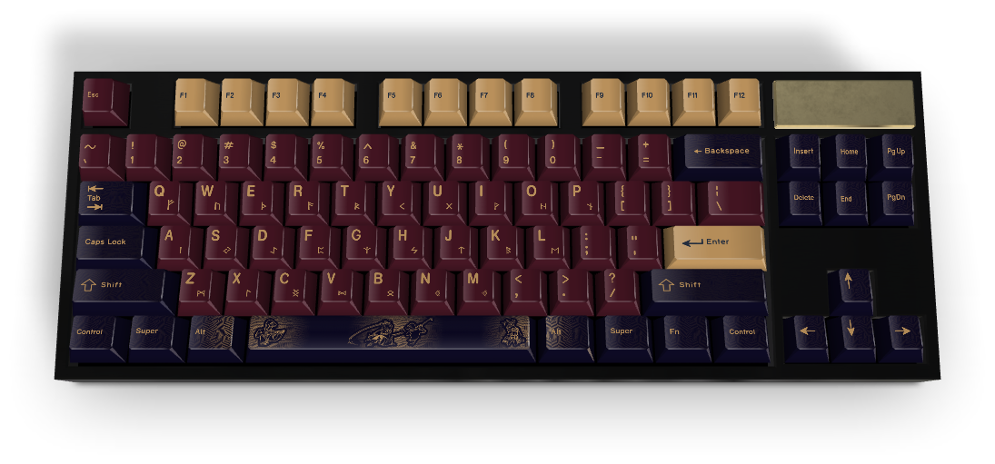 Custom keyboard #55 - Diykeycap