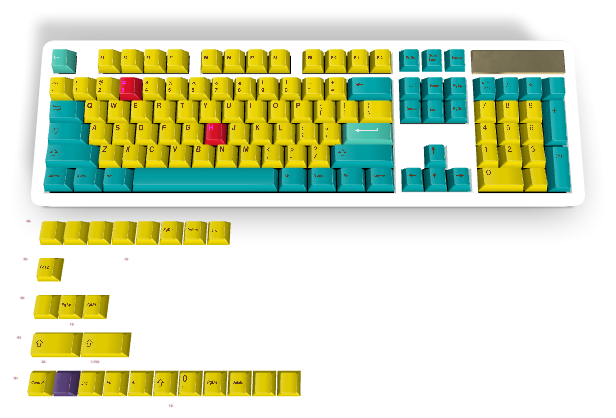 Custom keyboard #145 - Diykeycap