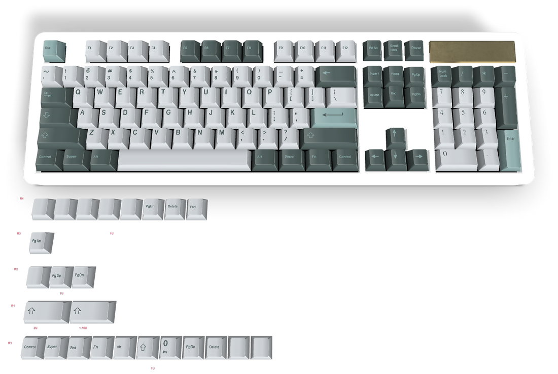 Custom keyboard #208 - Diykeycap