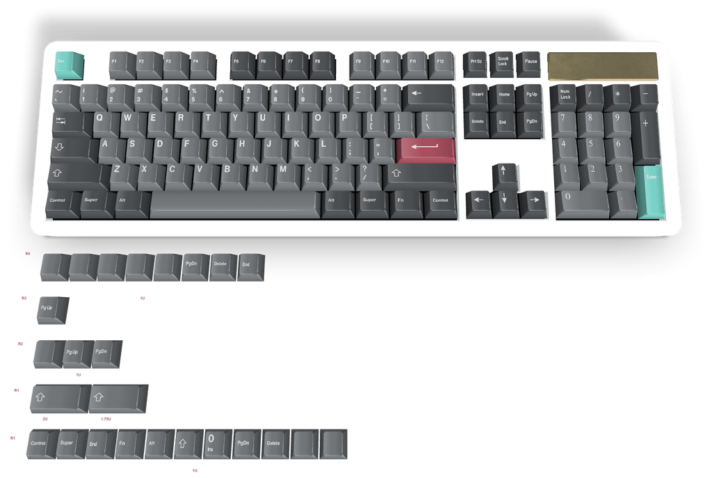 Custom keyboard #226 - Diykeycap
