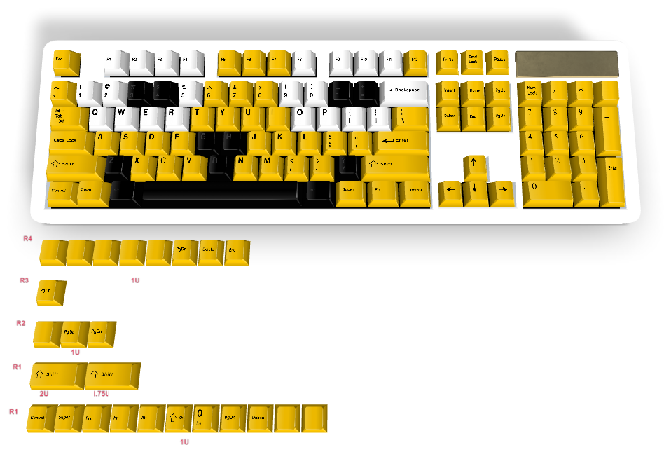 Custom keyboard #65 - Diykeycap