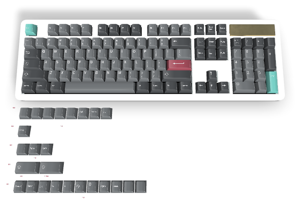 Custom keyboard #166 - Diykeycap