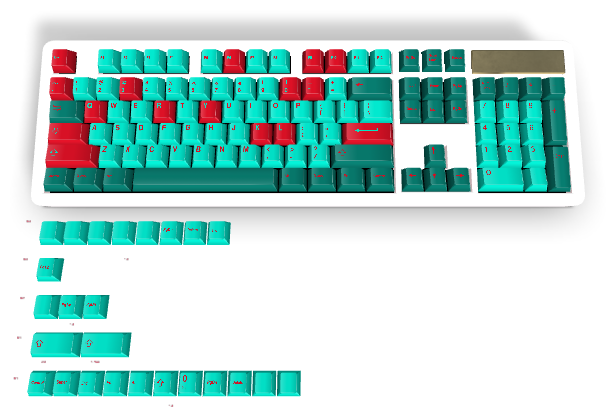 Custom keyboard #160 - Diykeycap