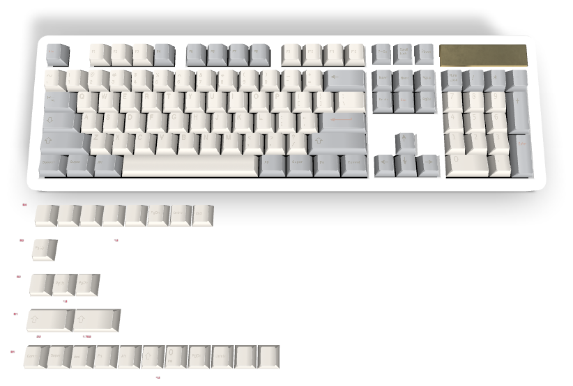 Custom keyboard #181 - Diykeycap