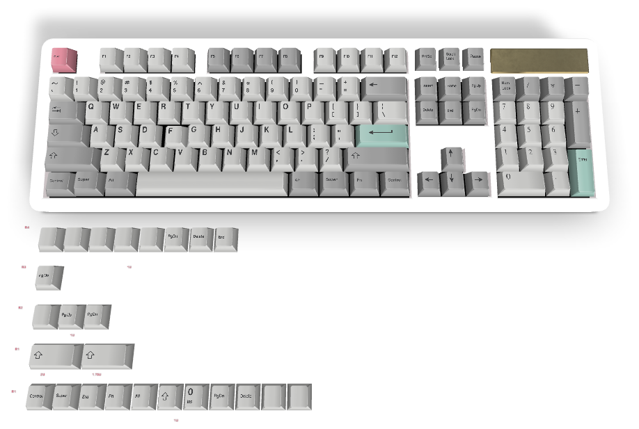 Touche personnalisée #327 - Diykeycap