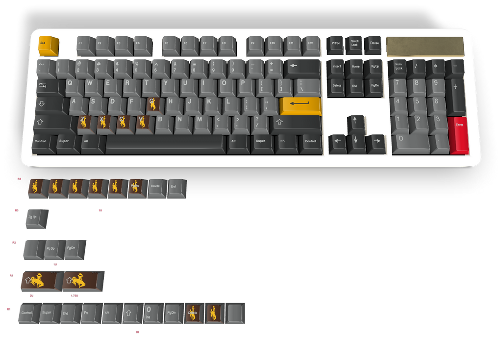 Custom keyboard #184 - Diykeycap