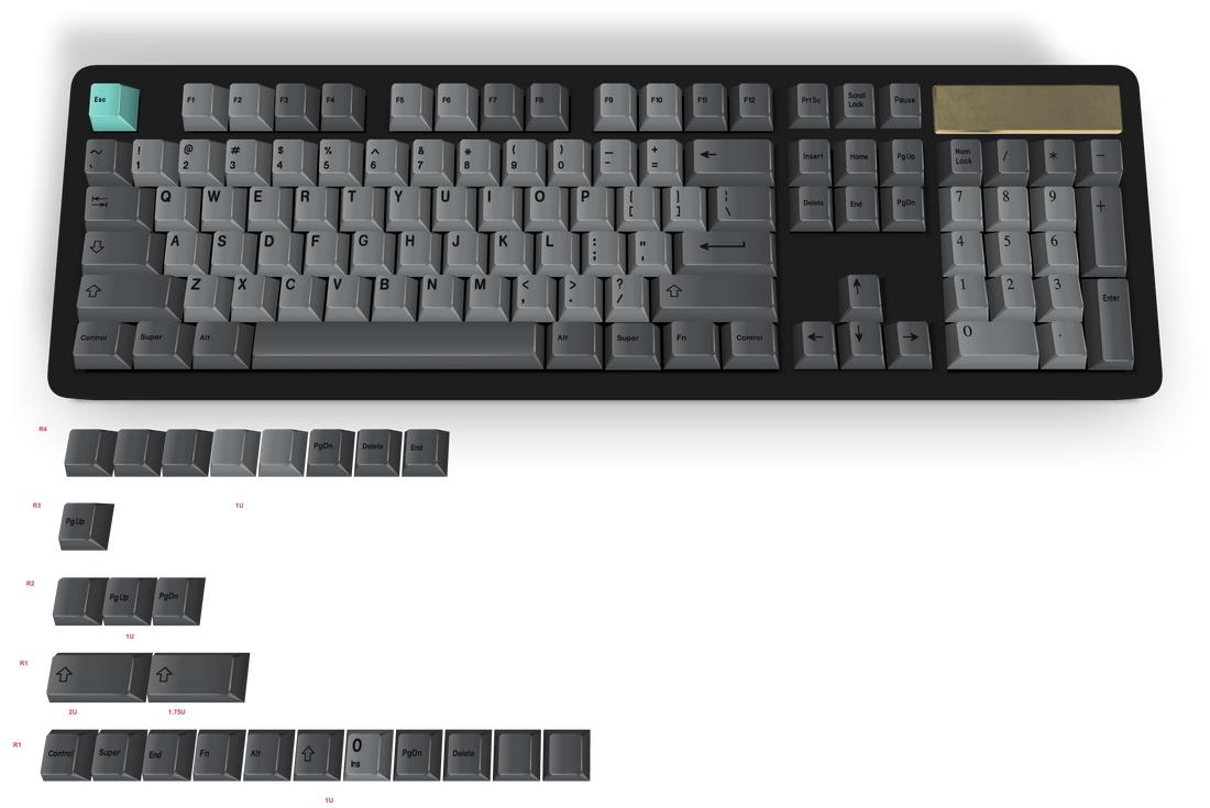 Touche personnalisée n° 3220 - Diykeycap