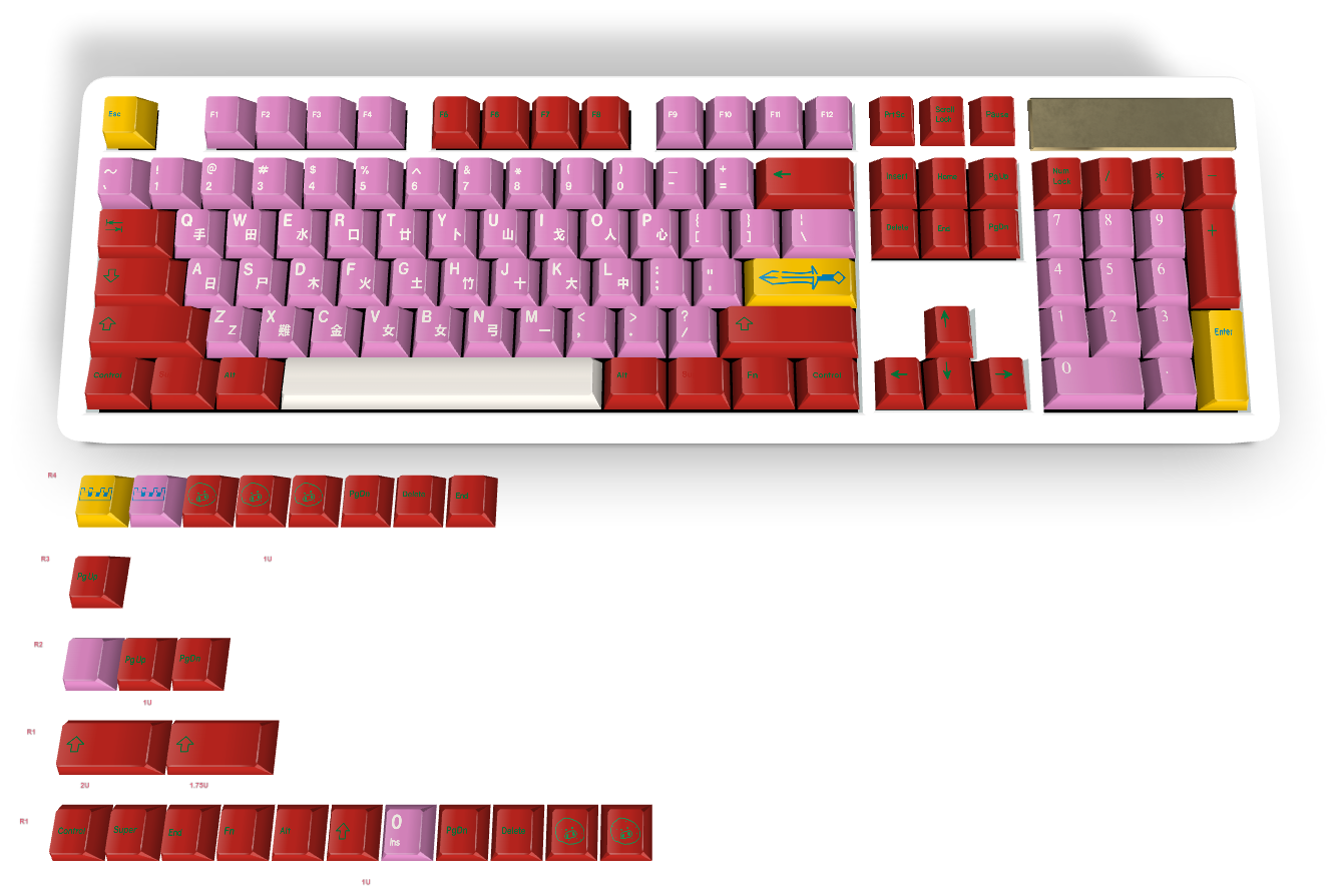 Custom Keycap #2004 - Diykeycap