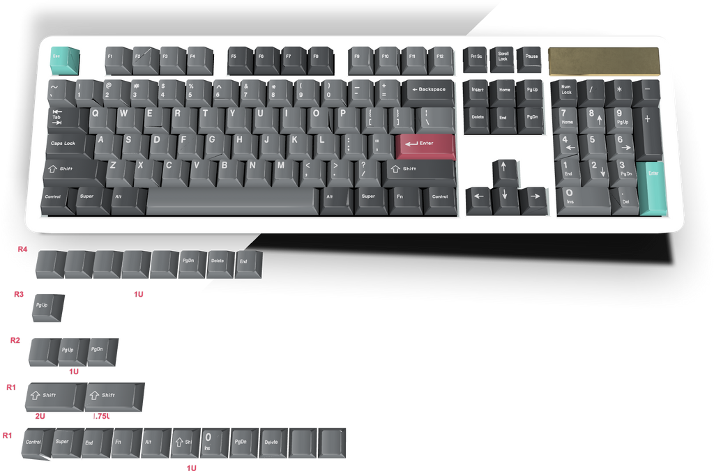 Custom keyboard #66 - Diykeycap